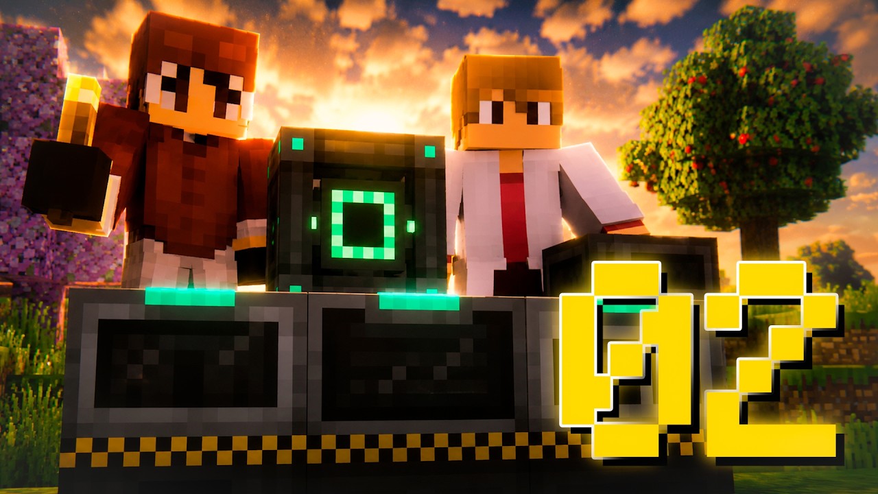 A Central de Máquinas está PRONTA! - Minecraft Além da Terra #02