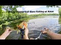 Crazy Chatterbait Bass Fishing at Noon