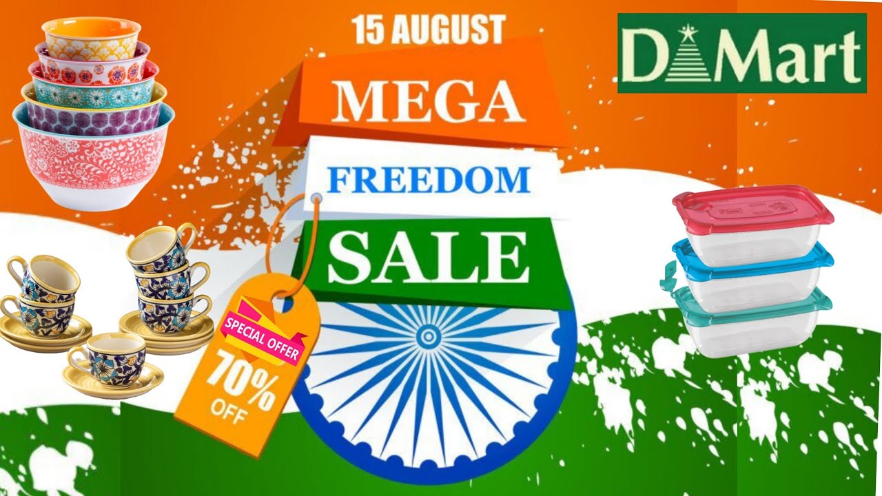 D Mart Latest Independence Day Sale || D Mart Latest Kitchenware Collection Sale || D Mart New Offer