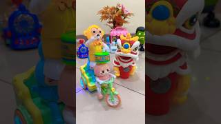 Onnet kuning pukul drum naik sepeda kelinci mini 🎉🥳