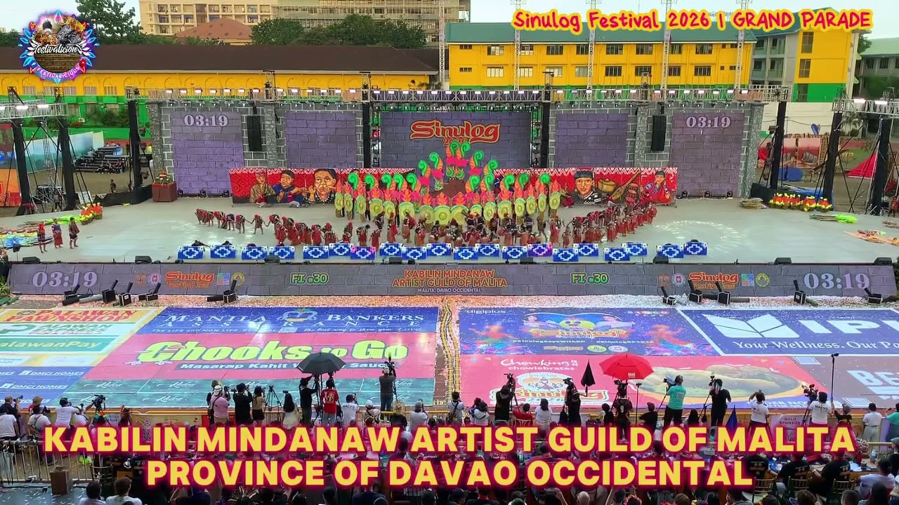 KABILIN MINDANAW ARTIST GUILD OF MALITA PROVINCE OF DAVAO OCCIDENTALSinulog Festival 2026