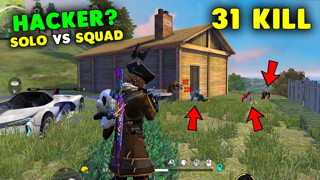 31 KILL DON'T CALL ME HACKERS SOLO VS SQUAD GAMEPLAY GARENA FREE FIRE I ...