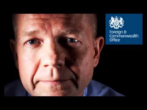 FCO - British Foreign Secretary William Hague Inte...