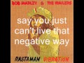 Bob marley and the wailers: positive vibration with lyrics