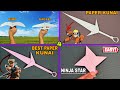 4 DIY Paper Ninja Weapons You MUST Make! 🥷 (Naruto Style)