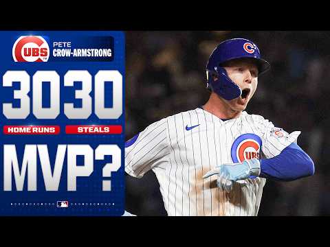 Pete Crow-Armstrong has reached 30/30 for SECOND STRAIGHT season! 🤩 | MLB Highlights