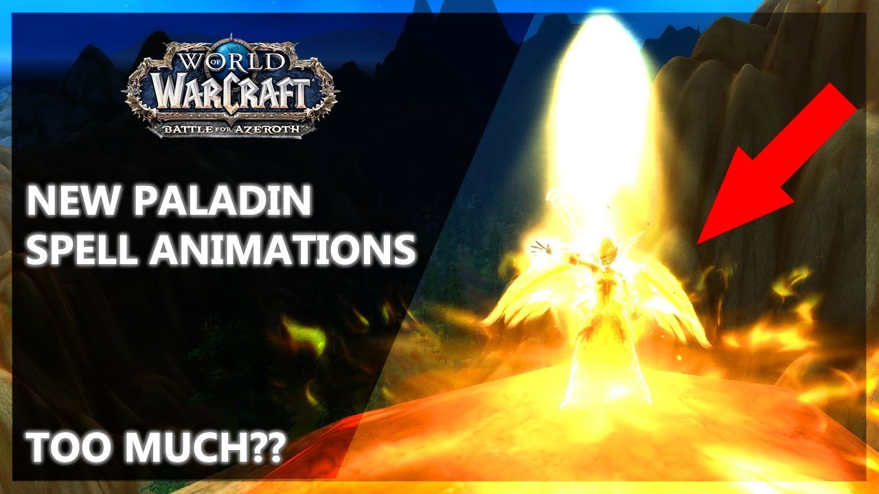 NEW Paladin Animations coming! TOO BRIGHT!!
