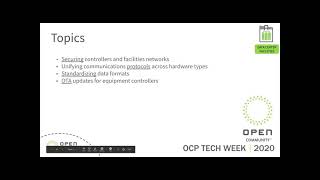 ocp 2020 tech week: panel: dcf security and monitoring