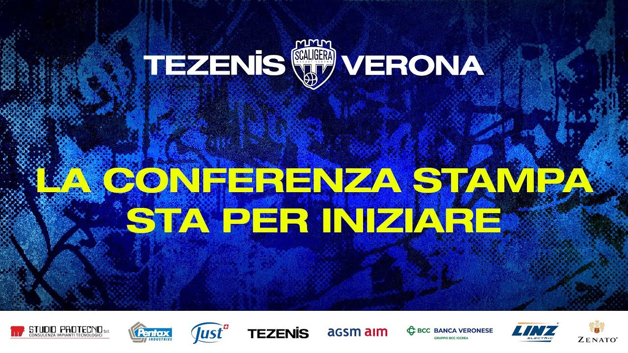Conferenza stampa Tezenis Verona -  Ferraroni Juvi Cremona