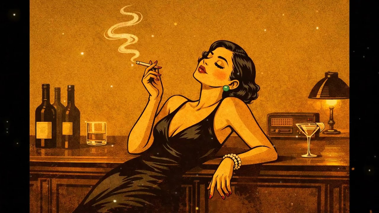 Vintage Winter Jazz Bar ❄️ 1940s Cozy Nostalgic Jazz for Relax, Study & Coffee Time