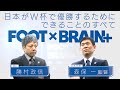 【公式】日本代表・森保監督が激白！「世界一から逆算」したW杯優勝への道！｜FOOT　×BRAIN+ #712