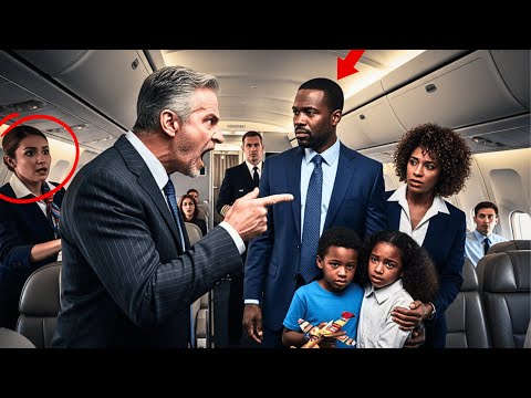 Racist Man Orders Black Family Out of First Class — Captain Diverts Entire Flight Just For Him!