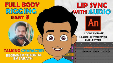LIP SYNC WITH AUDIO|HOW TO GIVE LIP SYNC IN HUMAN CHARACTER|2D TUTORIAL BY SARATH