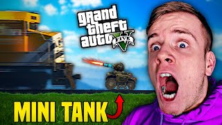 MINI TANK vs. VONAT! Meg tudja állítani? 😱 | GTA 5 Online #26