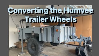Installing a Dexter Electric Trailer Drum Brake Kit on M1101 Humvee (HMMWV) Trailer / step by step