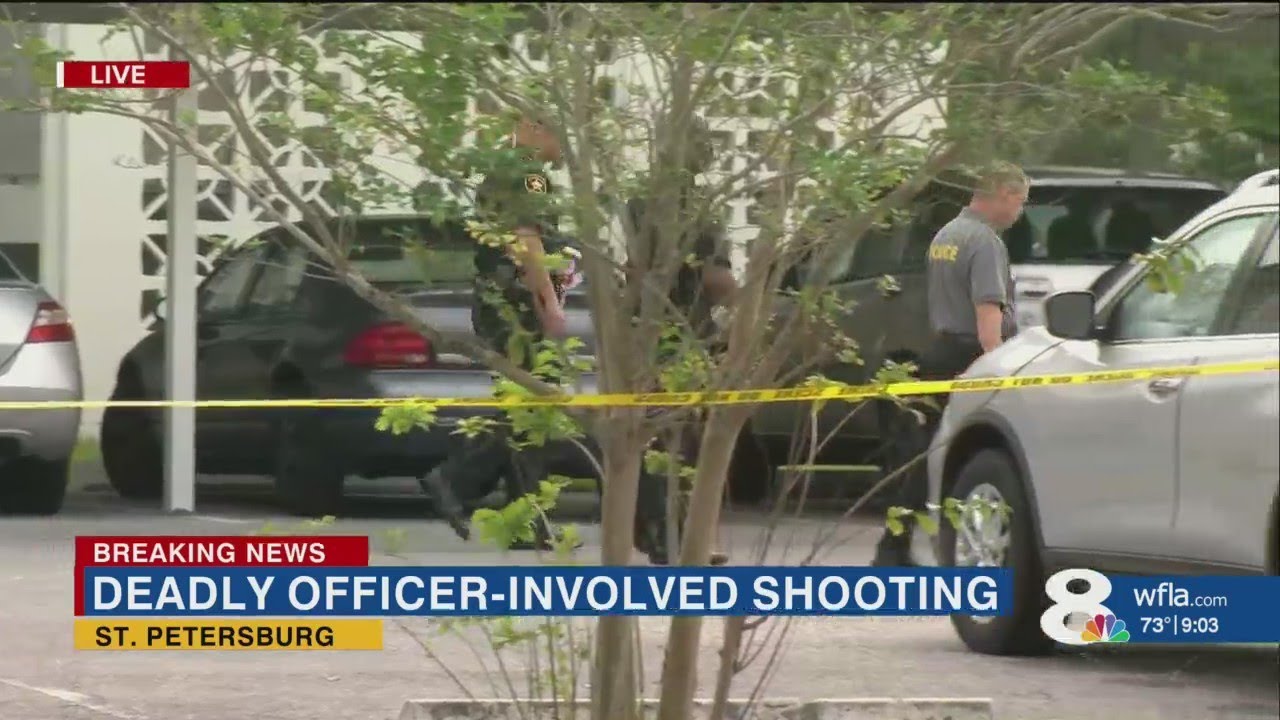 Suspect shot dead by St. Pete officer, officials say - YouTube