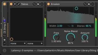 Erosion on drums: Live 12.4 edition