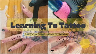 Tattooing Myself And Talking Tattooing Learning To Tattoo Hand Tattooing