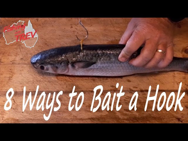 How to Bait a Fish Hook 8 ways (Salt Water Fishing) 