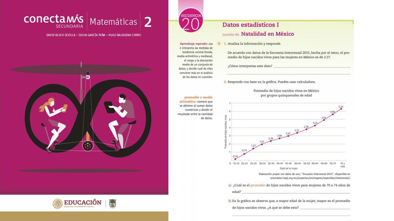Conecta Mas Secundaria Matematicas 2 Contestado www.youtube.com