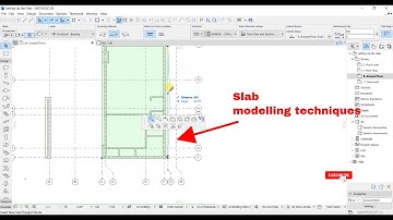 Slab modelling techniques in Archicad | Slab modelling techniques in archicad 24