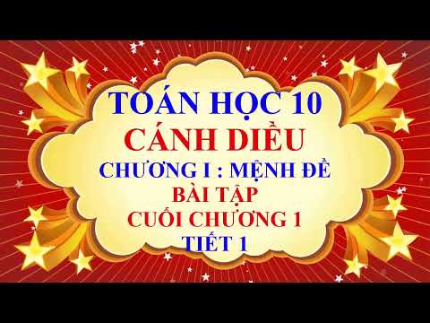 Video Toán học lớp 10 - Cánh Diều - Chương 1 - Bài tập cuối... - youtube