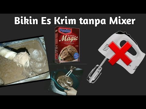 Cara Membuat Es Krim Tanpa Mixer - Bisabo Channel 2020