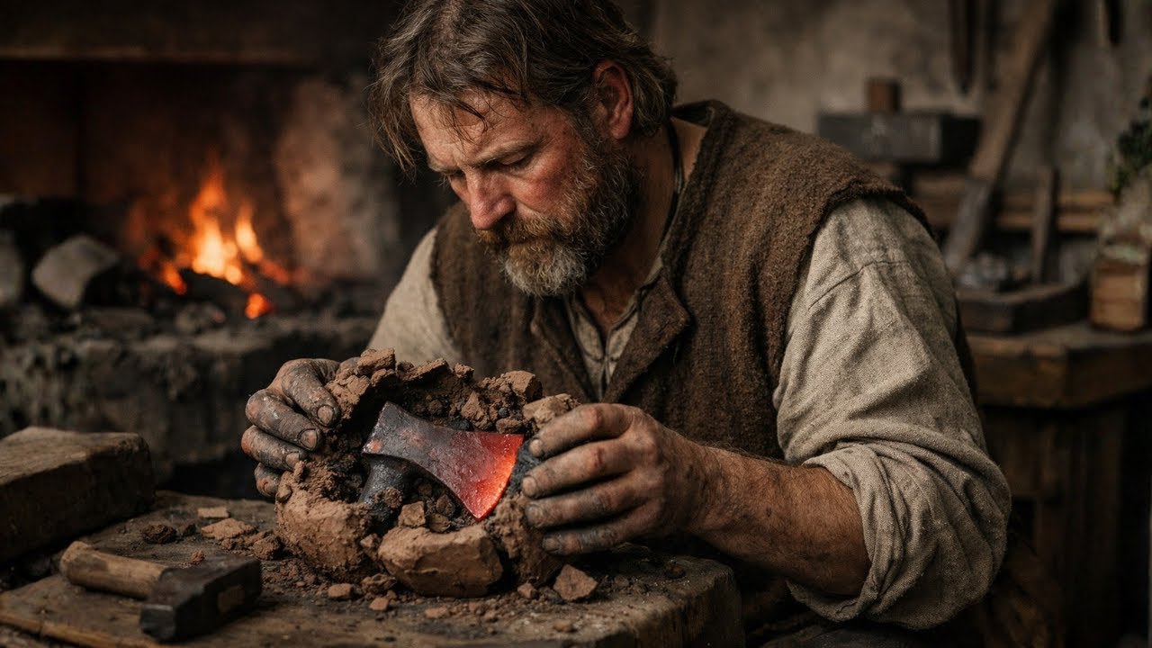 Cum transformau fierarii vikingi lutul în topoare