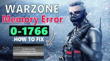 Warzone Memory Error 0 1766 PC/#PS4/#Xboxone l FIX WARZONE MEMORY ERROR 0 ll by borntoplaygames