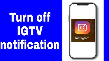 How to  TURN off live and  IGTV ON INSTAGRAM
