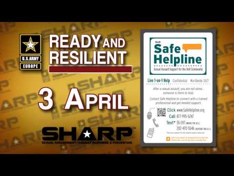 Ready Resilient: SHARP DOD Safe Helpline