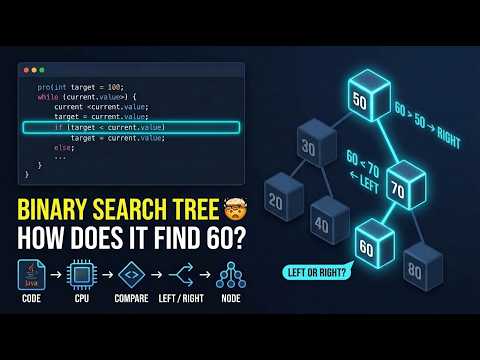 DSA #07 — How Does a Binary Search Tree Work Behind the Scene? 🤯 | Java