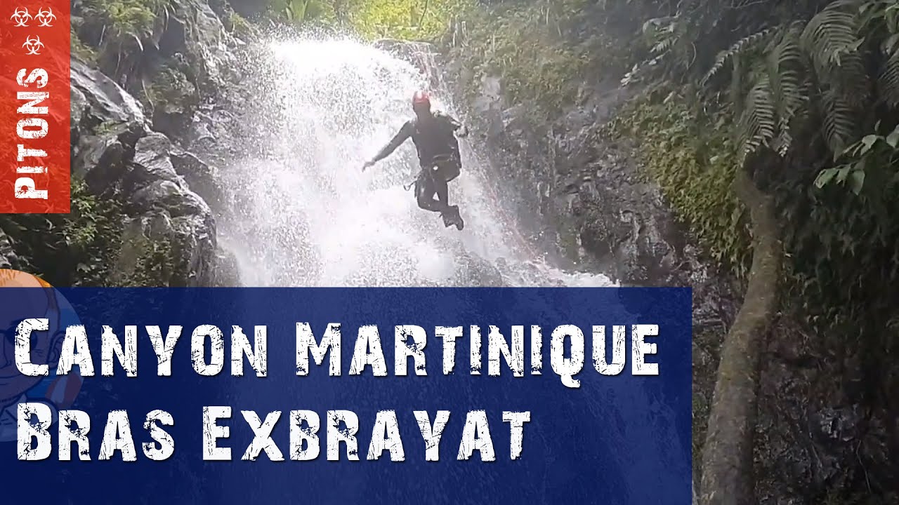 Canyoning Martinique : Bras Exbrayat - Pitons du Carbet - rivière  Massé - AKLM