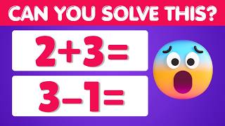 SOLVE BEFORE TIME RUNS OUT ⏰ Addition & Subtraction Challenge for Kindergarten