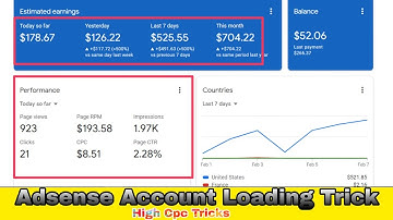 How To Make Adsense Loading | Adsanse Loading kaise kare | High Cpc Keywords | New Tricks 2023