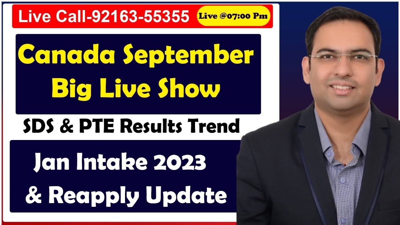 Canada September Big Live Show | SDS & PTE Results Trend | Live Call ...
