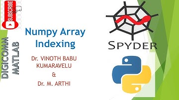 Numpy Array Indexing by Dr. Vinoth Babu Kumaravelu