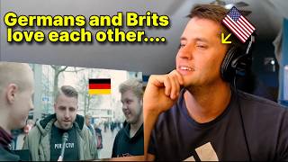 American reacts to "What do the Germans think of the British!?"