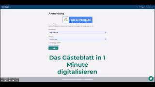 Demo Ibindo - Digitales Meldewesen Und Gästeblatt