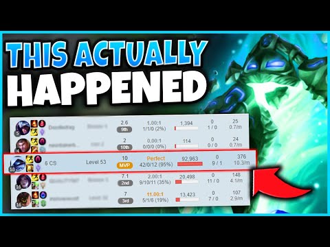 GREATEST CARRY OF ALL TIME | #1 XERATH WORLD CARRIES A 3V5 - League of Legends
