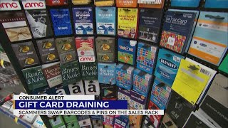 Consumer experts warn about gift card draining scam amid holiday season