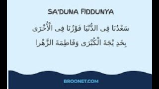 Download lagu Versi Gamelan sa'duna Fiddunya