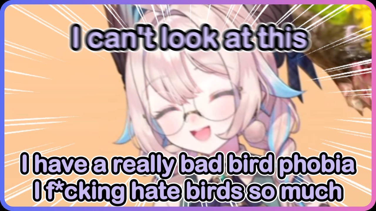 It's always funny to see how much Enna hates birds🤣