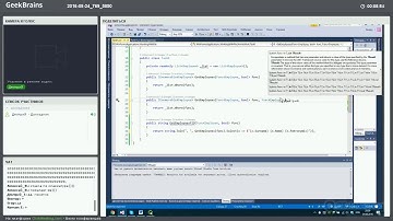 Разработка игр (курс Unity/часть 7 - C#): Введение в Windows Forms. GeekBrains