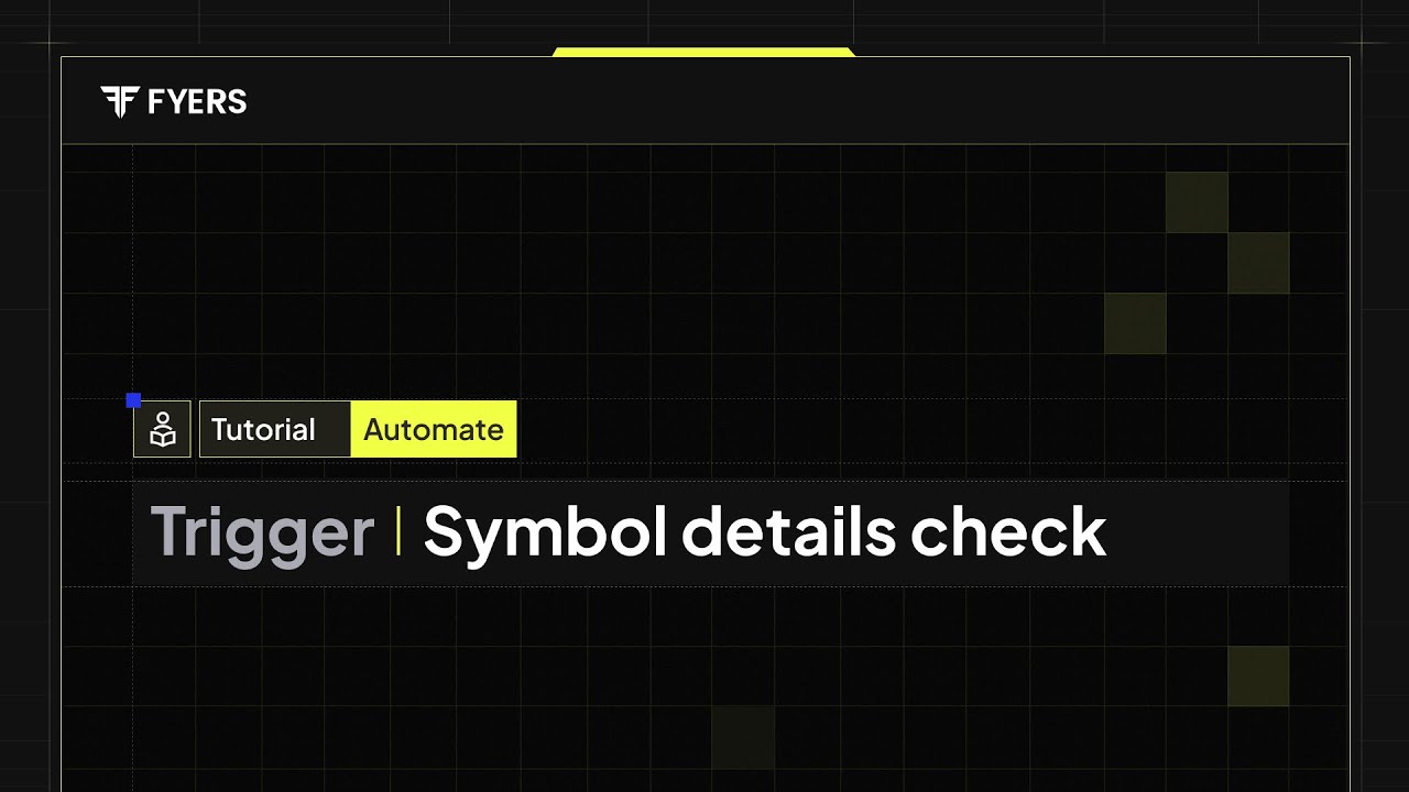 How to Use Symbol Details Check Trigger in Automated Trading - YouTube