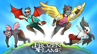 МЫ НАУЧИЛИСЬ ЛЕТАТЬ! ТЕПЕРЬ ПЕРЕДВИГАТЬСЯ ПО ОСТРОВАМ НАМНОГО ПРОЩЕ! FROZEN FLAME