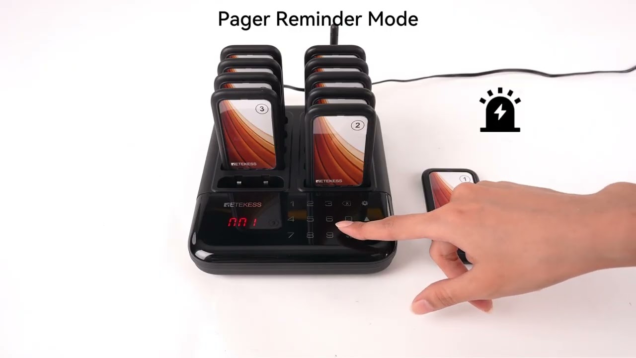 TD173S 1-10 Restaurant Paging System