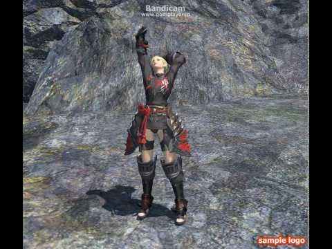 新生FF14 モンク変身マクロ②普段着モード