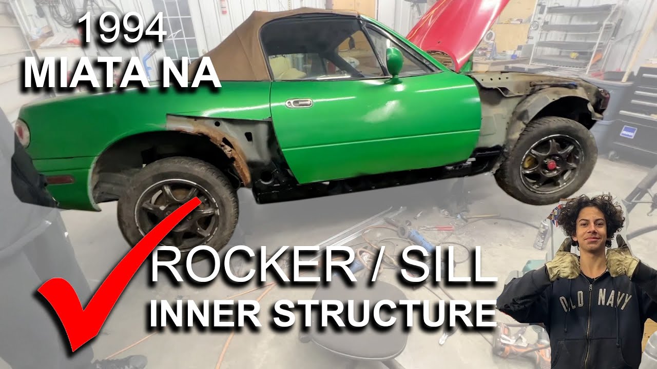 Wcar Rocker Structure 1994 MX5 Miata NA - Part 10 - Rocker Inner Structure Completed - YouTube