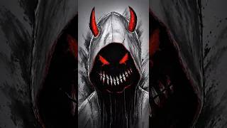 Scary Demon Art 😈🩸 | From Sketch to Dark Masterpiece!” #drawing #animalart